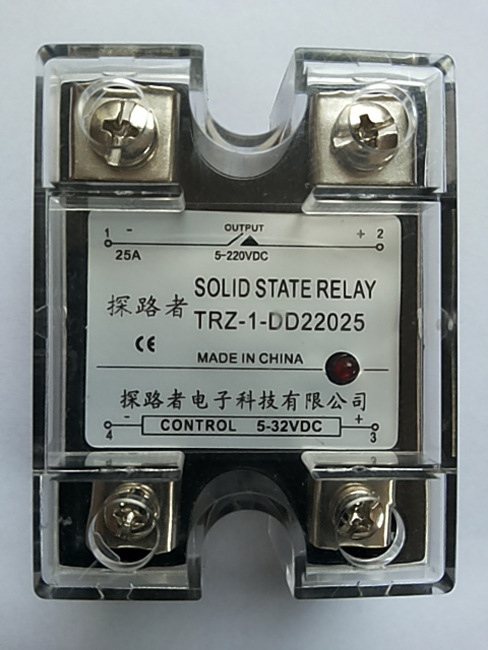 厂家供应 单相 固态继电器 SSR-25DD 25安培 直流控制直流 继电器