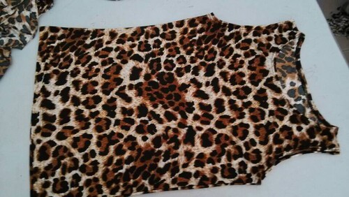 leopard print top vest