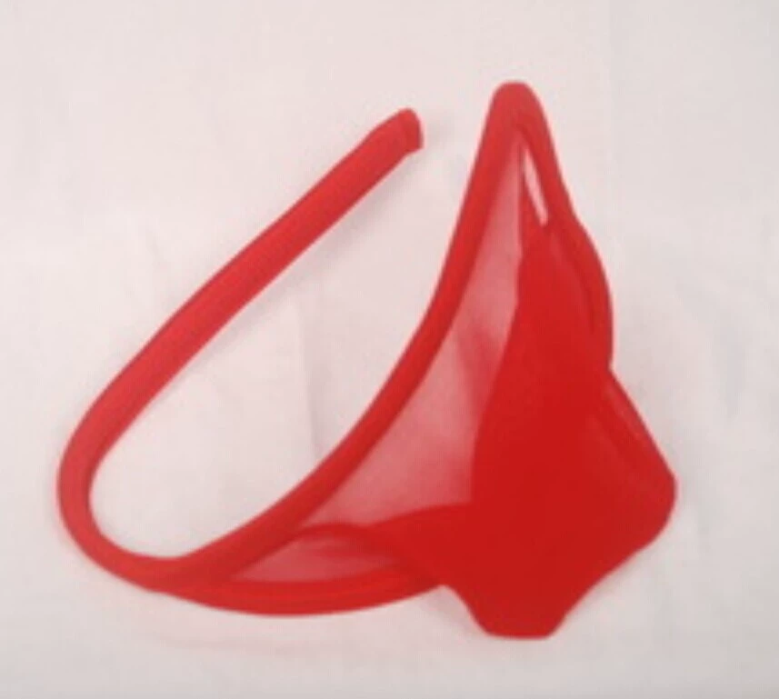 Мужские стринги C‑образной формы «сердце», one size, многокрасочные, лёгкие