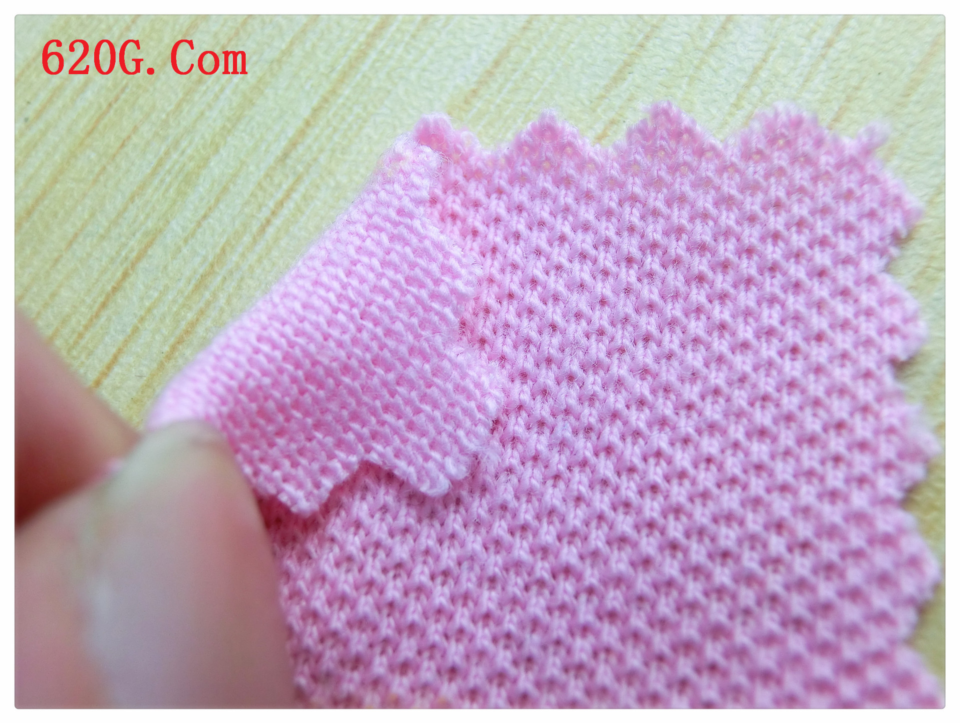 21支CVC单珠地布 衣服用粗纹布料(适用于T恤 长/短袖等服装上)