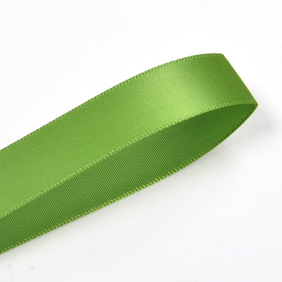 Yao Ming cinta empresa al por mayor de doble cara poliéster satén DIY accesorios para el cabello 100mm serie verde 510-556