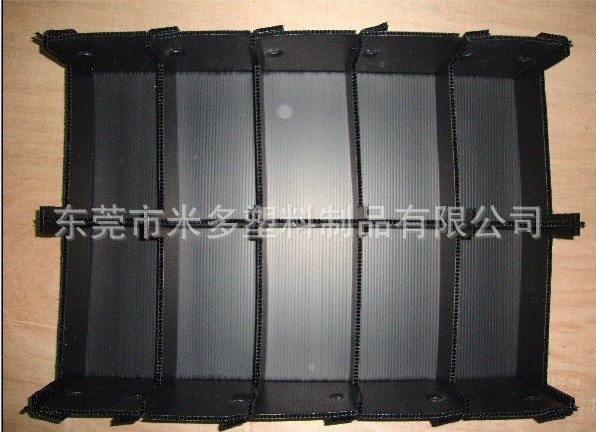 深圳哪里有5mm黑色防静电中空板刀卡 联系米多塑料厂