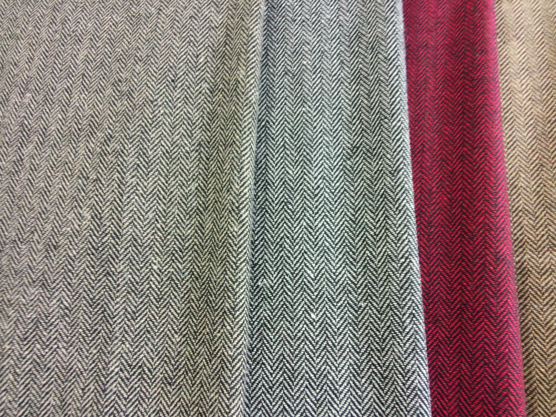 厂家直销1.2厘米小人字/鞋帽专用毛呢/人字呢毛呢面料