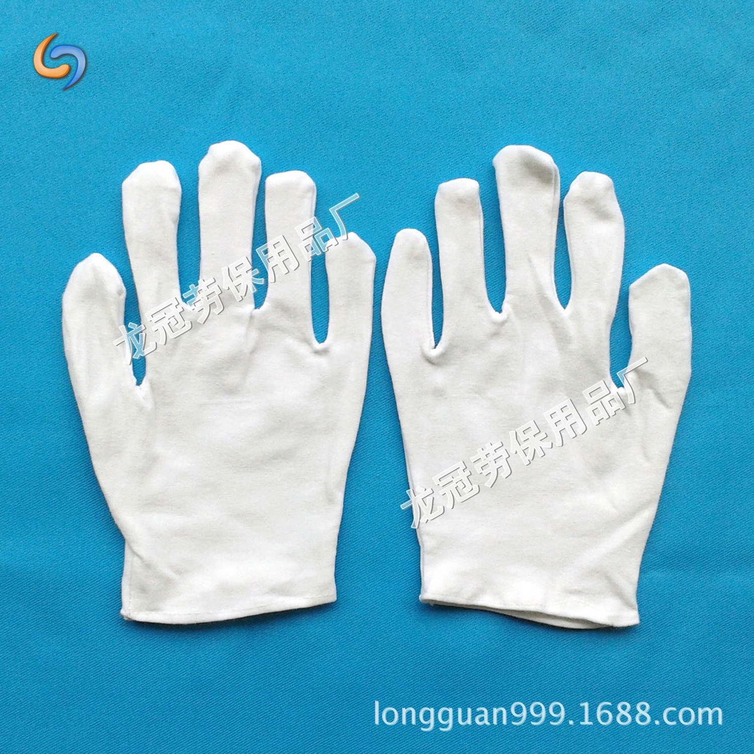 Оптовые хлопчатобумажные перчатки стрейч белые рабочие перчатки Джерси электронный этикет Охрана труда хлопчатобумажные перчатки