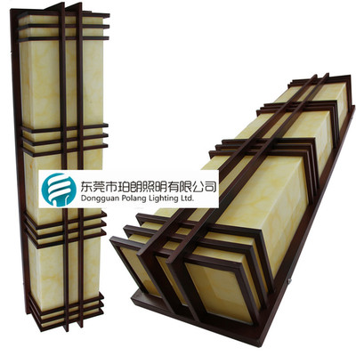 Imitation marble Acrylic Chinese style outdoors Wall lamp