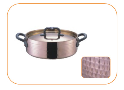 102401 三層銅錘印商用鍋塗