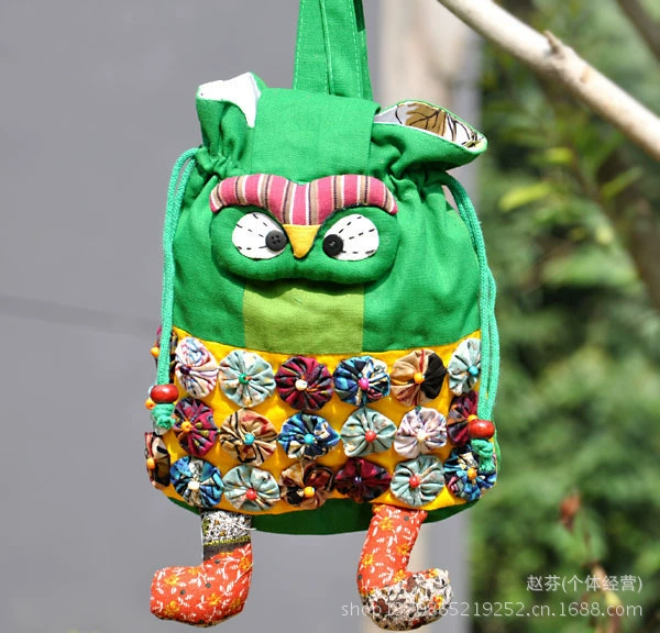 Cloth, cartoon backpack, card holder, school bag, wholesale