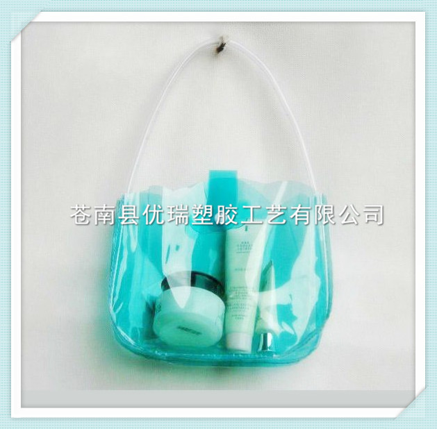 厂家供应 环保PVC手提袋 化妆袋 挂钩袋 量大从优