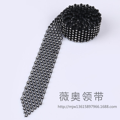 個性潮流鑲鑽領帶 新奇特休閑領帶 品質卓越 精品推薦