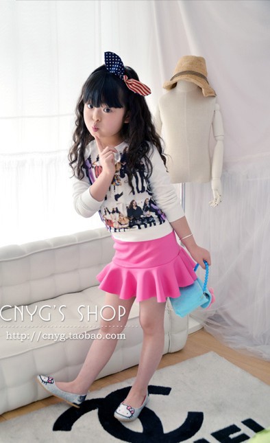 Jupe fillette en polyester - Ref 2048955 Image 14