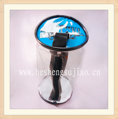 供应优质PVC圆筒内裤包装袋 透明服装拉链袋 防尘防水 出口原单