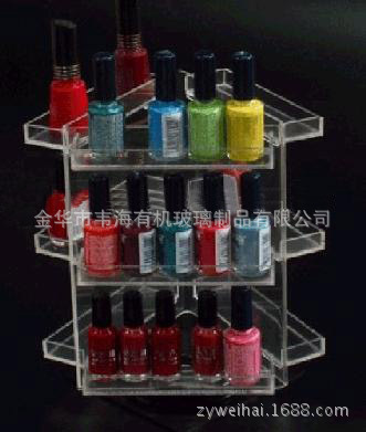 义乌亚克力厂家义乌厂家供应化妆品展示架(图)义乌亚克力厂家制作