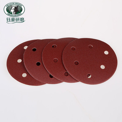 8M8 Sanding paper 5 inch 6 Flocking films Car paint Dry grinding disk sandpaper polish Flannelette tablets