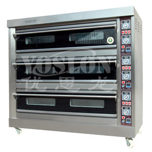 优连三层九盘经济款大玻璃燃气层炉CB-Q309 烘炉