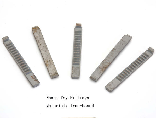 粉末冶金注射成形金属铁基件--长形齿条