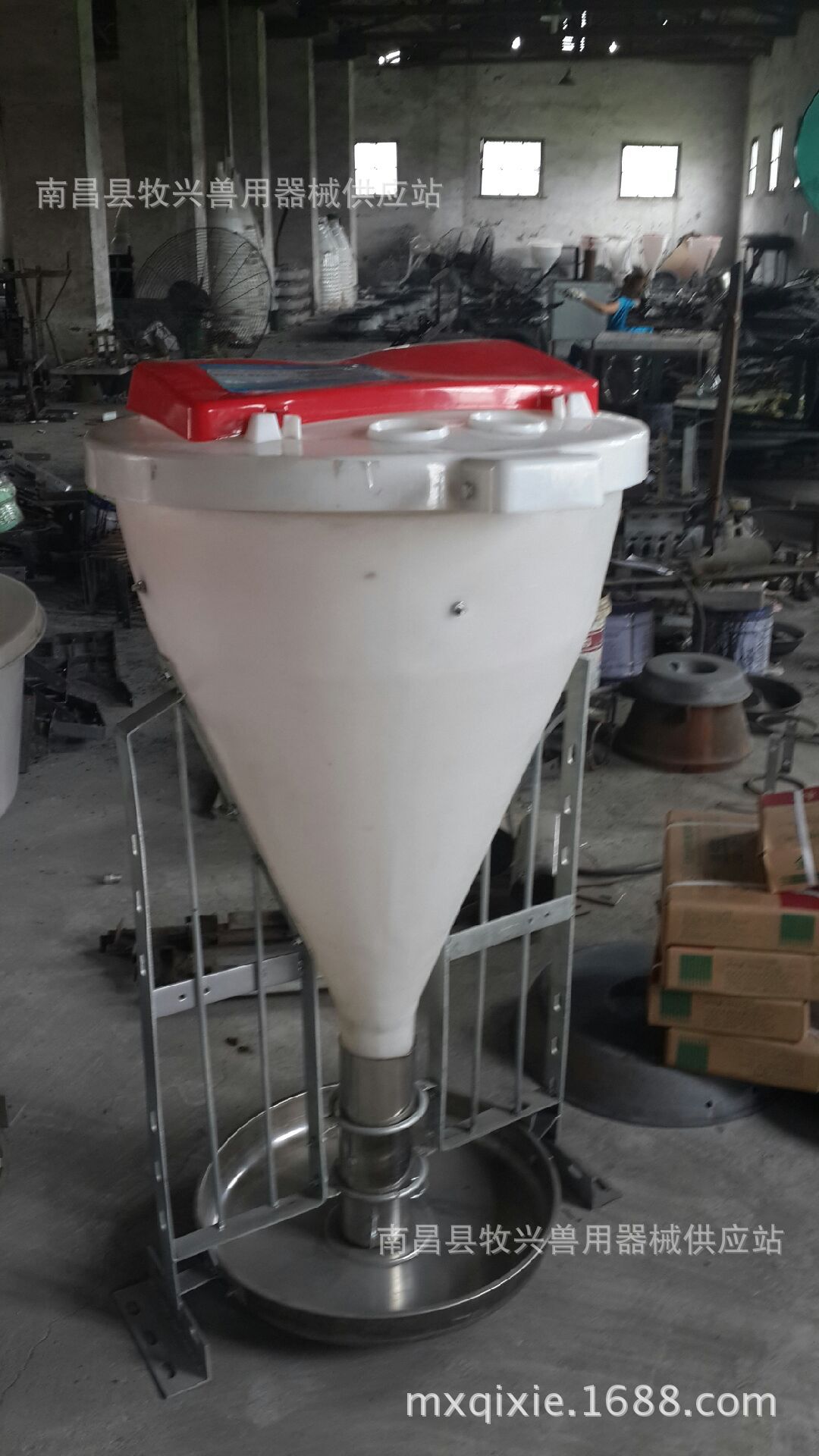 不锈钢干湿料铸铁料槽干颗粒加厚不锈钢食槽畜牧、养殖业机械1是1