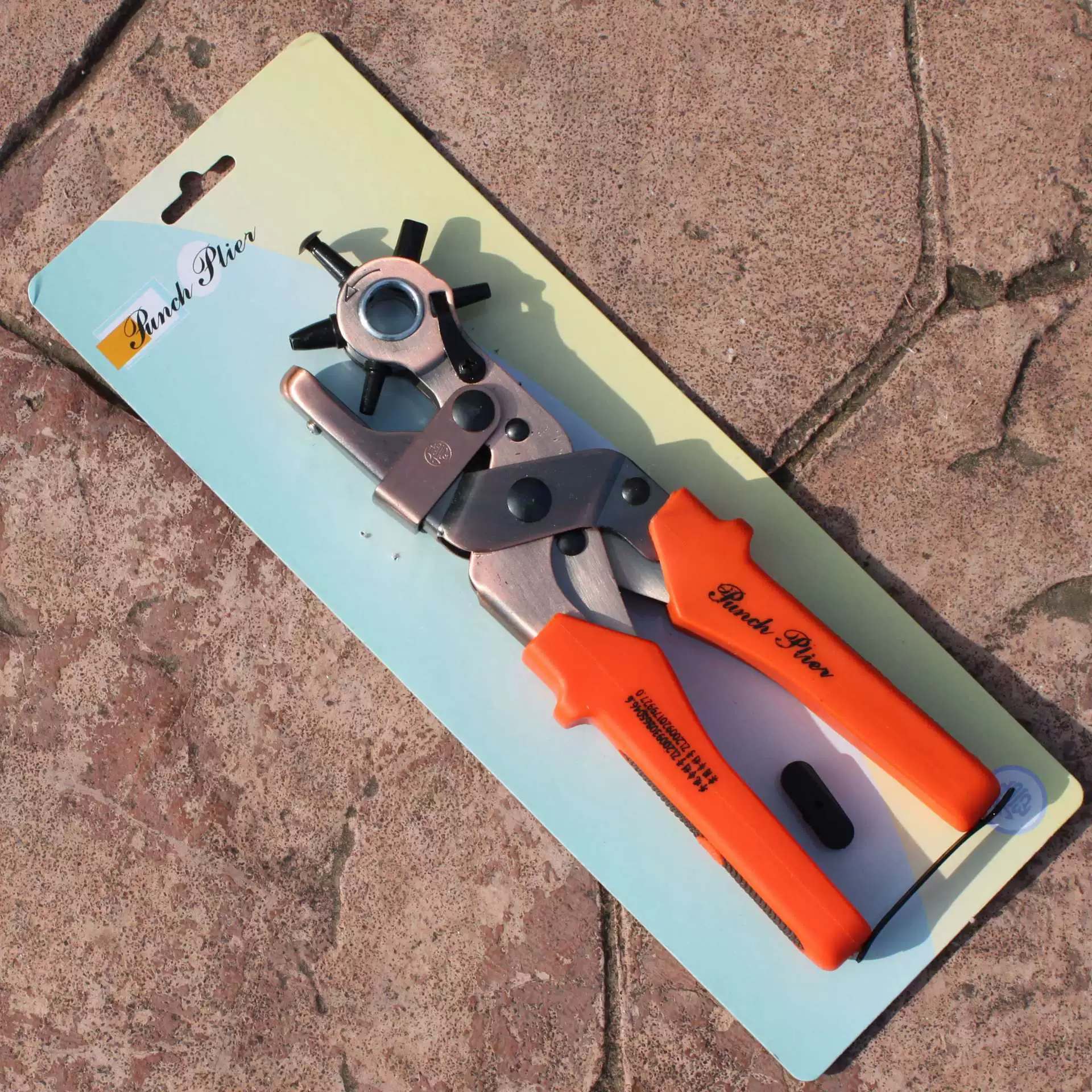 Hole puncher, belt