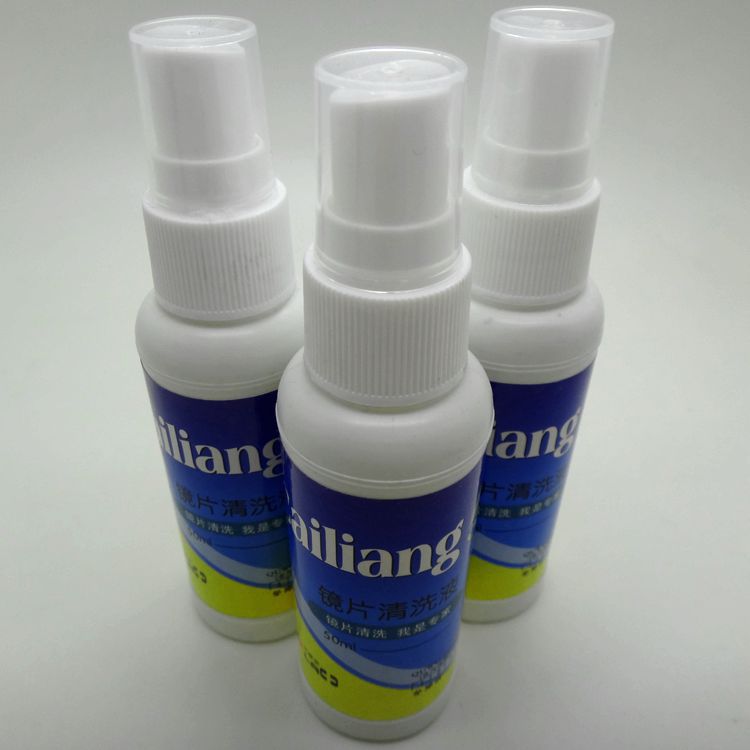 Large supply glasses Spray Care agent Cleaning agent for glasses Glasses cleaning fluid 50ML Lens cleaner