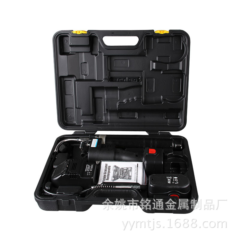 电动工具批发 便捷无绳黄油枪 14.4V高压油枪