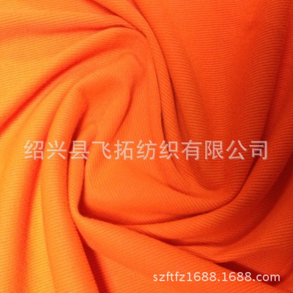 供应各种规格全涤螺纹弹力面料  2*2螺纹 服装袖口/下摆面料