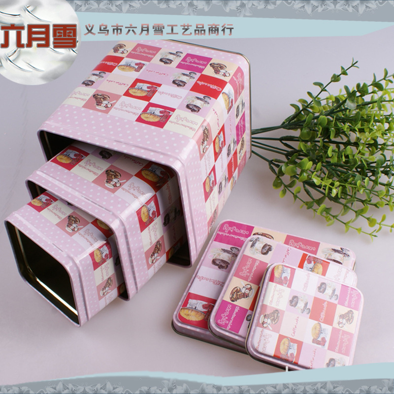 批发优质马口铁铁皮密封大号储物盒 礼品盒 时尚马口铁杂物盒