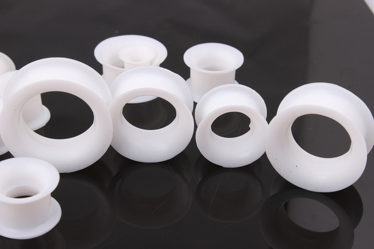 Non-Toxic Silicone Earring Studs Ear Expander Jewelry 4~25mm Geometric Silicone Ear Plugs detail image 10