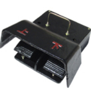 Foot switch YDT1-14 double pedal double breakpoint shield black cast iron (Guangzhou in stock sales)