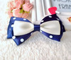 Hairgrip with bow, hair accessory, blue hairpins