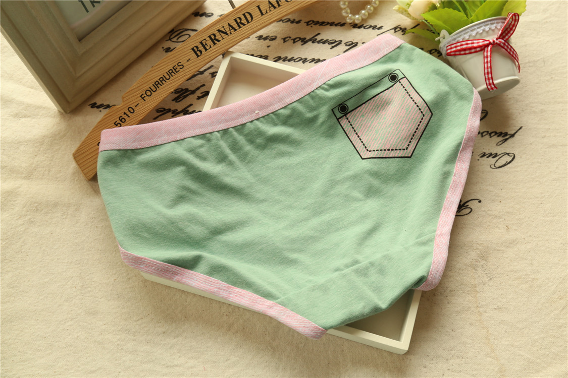 Slip jeunesse poche en coton - Ref 653229 Image 18