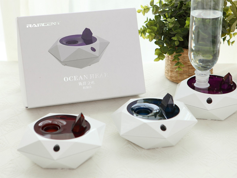 厂家直销 新款海洋之心加湿器 创意空气净化喷雾加湿器,款式随机9