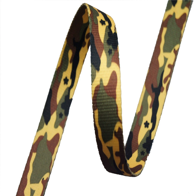 Трансграничный специальный жаккардовый ремень спасательный жилет лямки цифровая печать термотрансферный Камуфляжный нейлоновый ремень