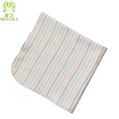 婴儿口水巾 新生宝宝方巾 有机彩棉 儿童纯棉批发20*25全棉小毛巾|ru