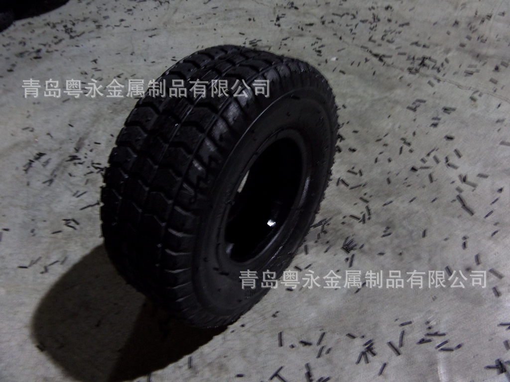 9x3.50-4橡胶充气轮外胎 9寸胎轮 9x350-4外胎内胎