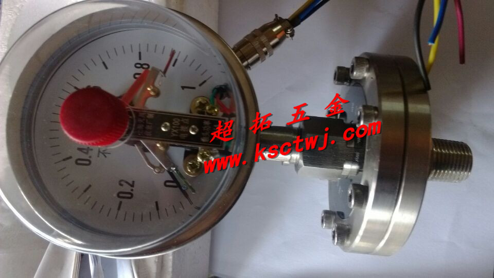 上海天川不锈钢隔膜耐震电接点压力表 全不锈钢压力表防震高压