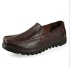 Non-slip comfortable footwear for leisure for leather shoes, plus size, cowhide, soft sole