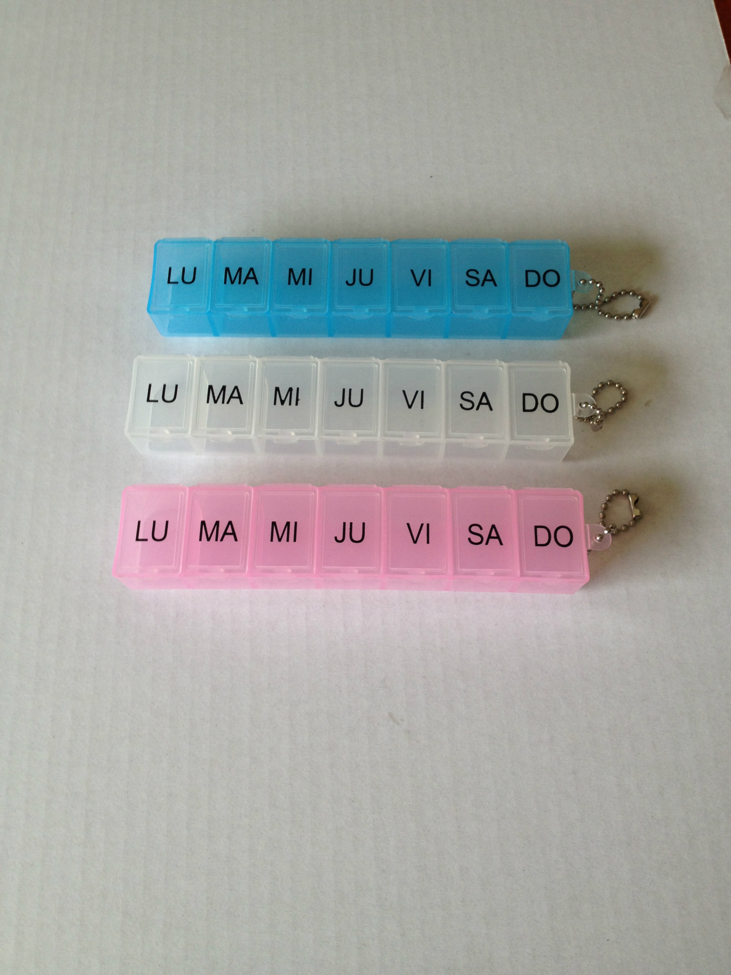 供应7格PP药盒  药片盒 一周小药盒 透明药盒