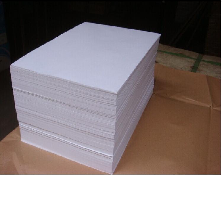 250g单面白纸板 白纸板服装衬板涂布纸板 相框内衬白纸板