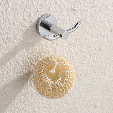 优质卫浴挂件厂家 高档双衣钩 铜合金镀铬衣钩 7152|ms