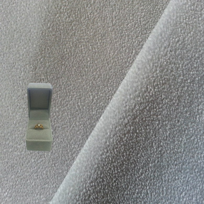 厂家现货 水刺底珠粒绒绒布 PP绒 颗粒植绒礼品盒首饰盒包装面料