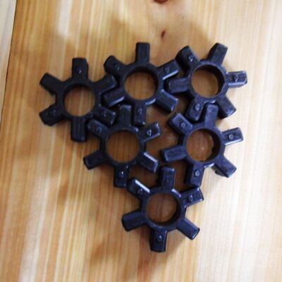 Rubber couplings 6-angle elastic ring Motor bushing Wear resistance and corrosion resistance Supporting customization 45*25*18