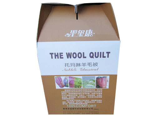 聖喜康羊毛被包裝