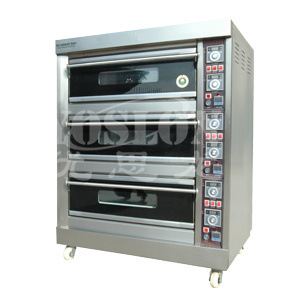 优连三层六盘经济款大玻璃电层炉CB-D306