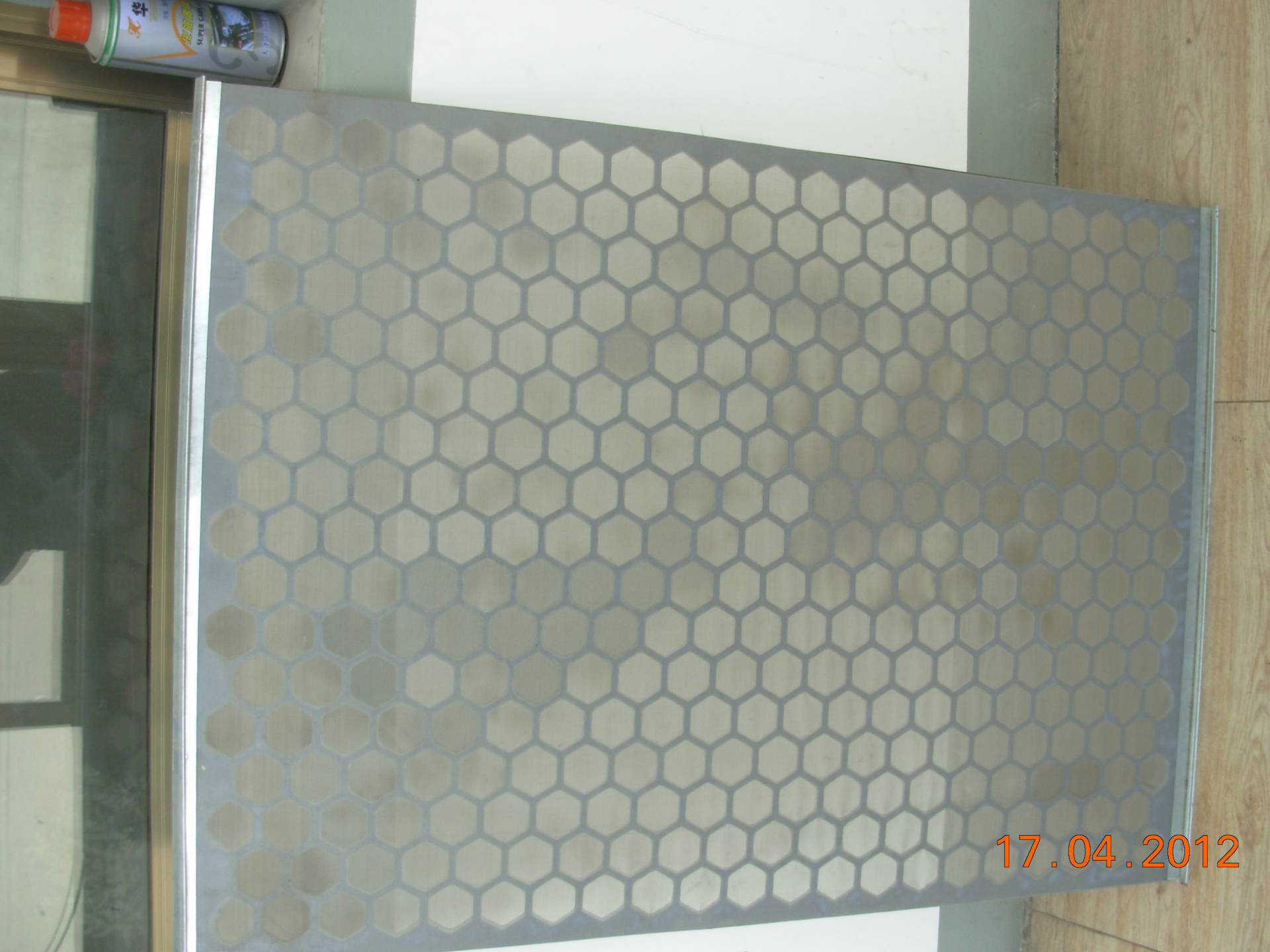 供应1150×833mm×100目板式钩边泥浆振动筛网