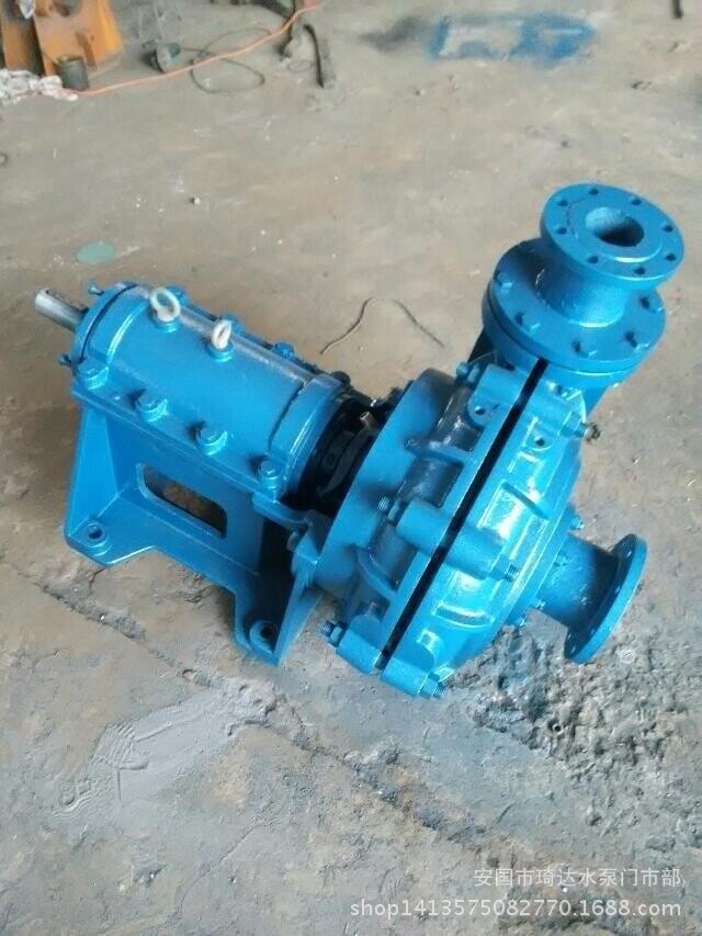 衬胶泵 2PNJB耐磨耐腐尾矿抽取泵 含酸含碱矿矿砂抽取衬胶泵