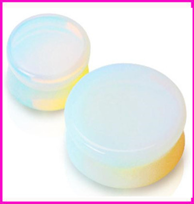Geometric Glass Stone Ear Stretcher Gauges - 16mm Conjoined Ear Plugs for Stretched Ear Piercing detail image 12