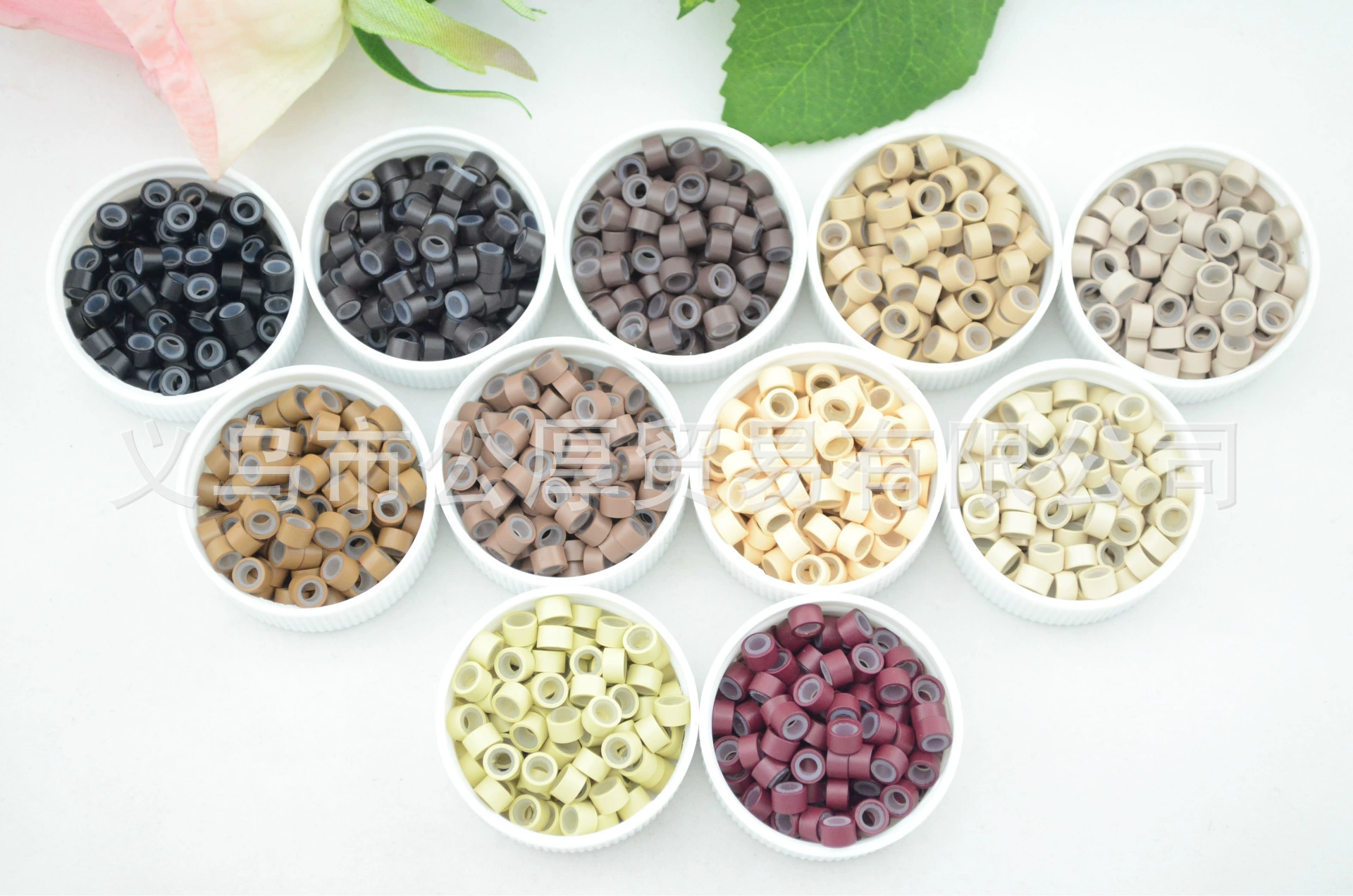 1000/бутылка 503030 Силиконовые микро кольца Силиконовое кольцо наращивание волос кольцо инструмент для наращивания человеческих волос