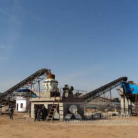 售后保障 黎明HPT型圆锥破碎机 圆堆破碎机视频 锥式破石机图片