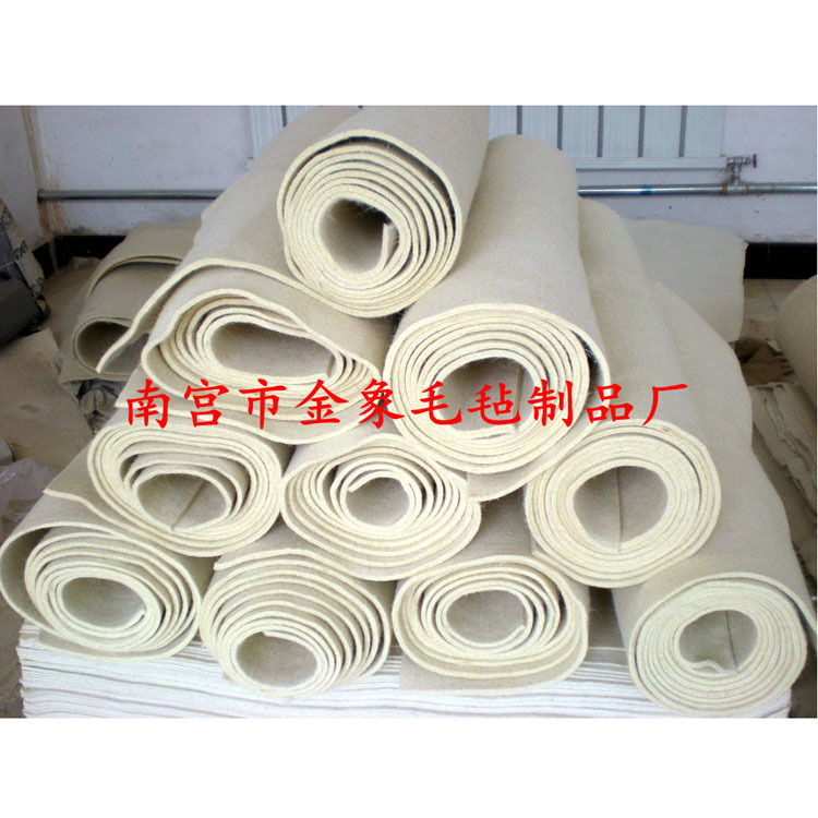 细白羊毛毡 羊毛毡工艺品 工业羊毛毡 针刺羊毛毡