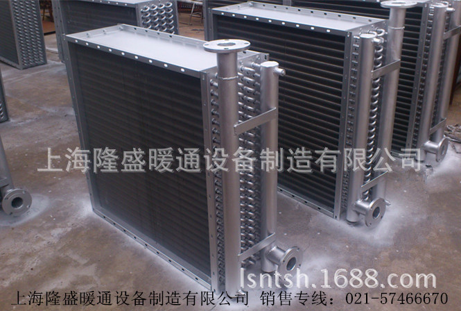 供应定做气流干燥冷却或加热用翅片式散热器,空气换热器,热交换器