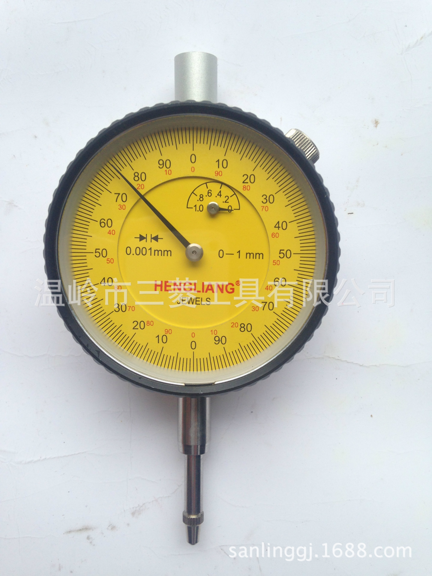 上海恒量带钻千分表 0-1MM*0.001，原装正品，品质包装